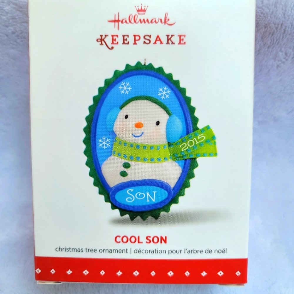 2015 Cool Son, Christmas snowman ornament